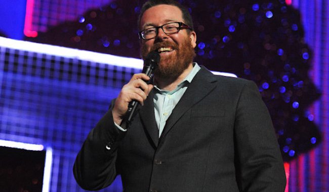 UK comedian Frankie Boyle calls out the Snoopers Charter and Theresa May