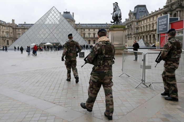 The French army have been mobilised amid a heightened risk of a chemical attacks by ISIS
