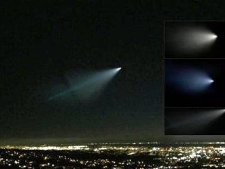 The reports of a mass UFO sighting in California on Saturday night were actually a missile test, according to military. Russia claims that the missile tests has opened a 'hyper dimension'