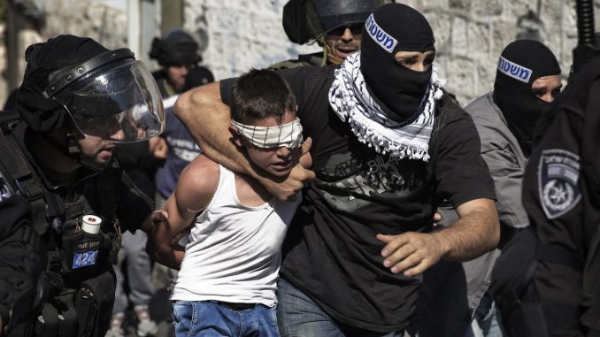 Israel have arrested 1200 Palestinian children in the month of October alone