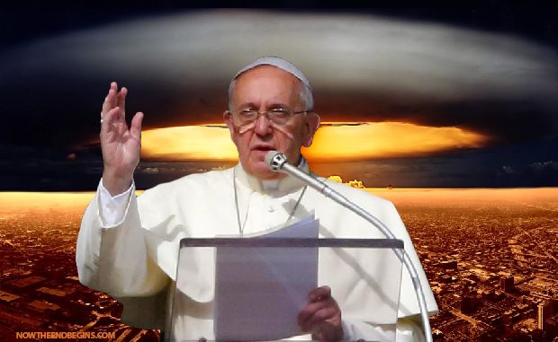 Pope Francis has warned that Christians must 'be ready' for the apocalypse
