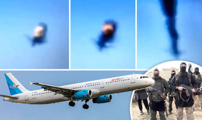 This video purports to prove that ISIS shot down the Russian plane over Egypt
