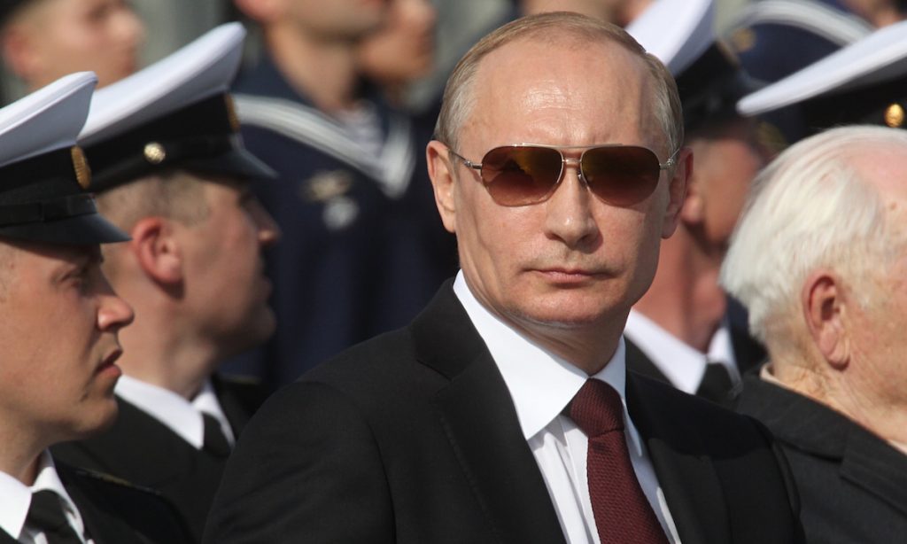 Vladimir Putin says he will destroy ISIS, even though he knows it is a U.S. creation