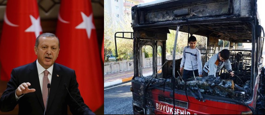 Turkish President Erdogan vows to cleanse all kurds in a mass-slaughter that has already killed over one hundred