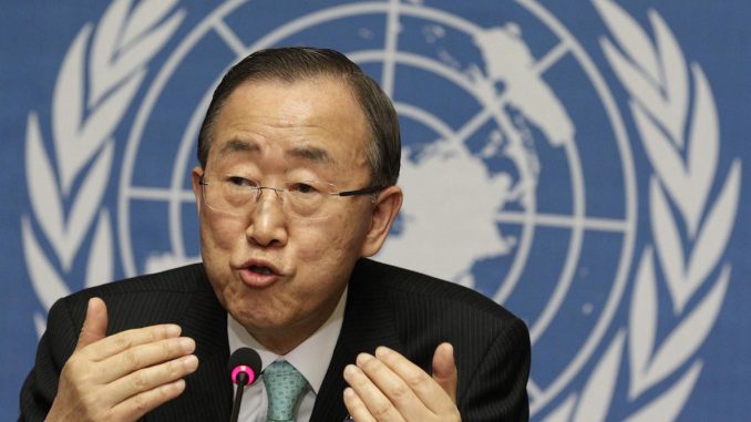 UN Secretary-General Ban Ki-moon has accused Israel of provoking Palestinian terrorism