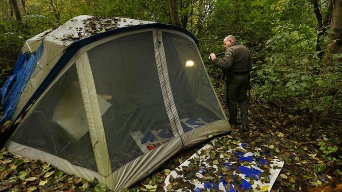 Camping in your own back yard is now deemed illegal