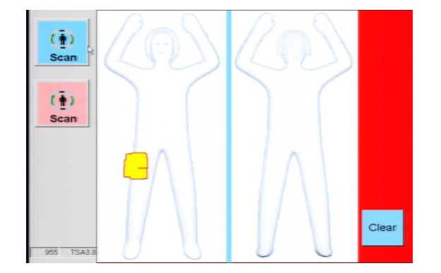 TSA body scan image