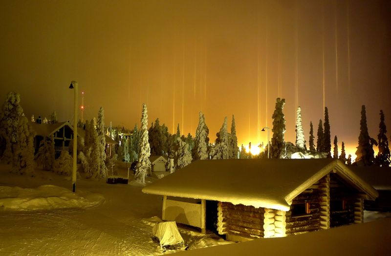 light pillars