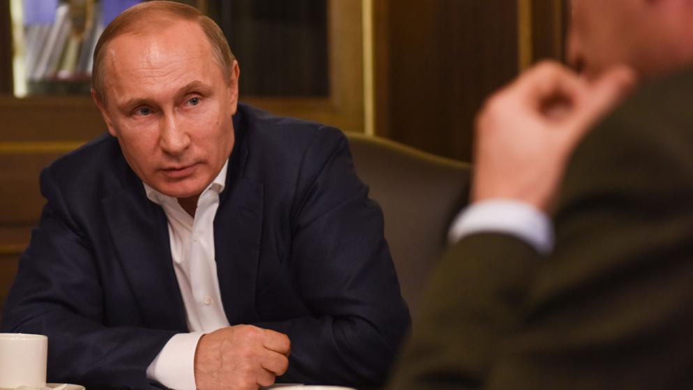 Putin criticizes the west's provocation in German interview