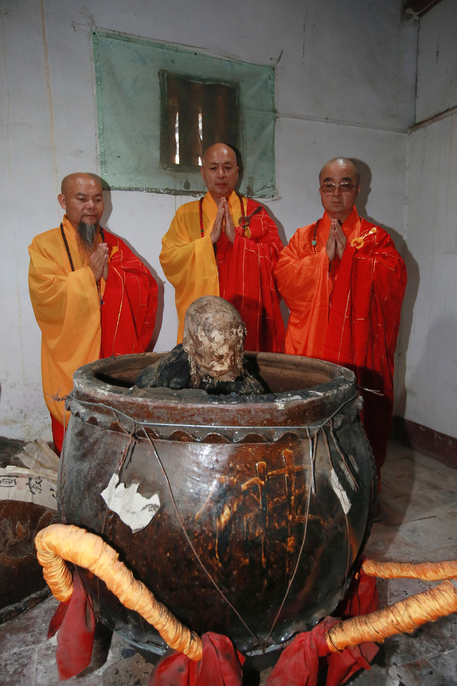 mummified monk