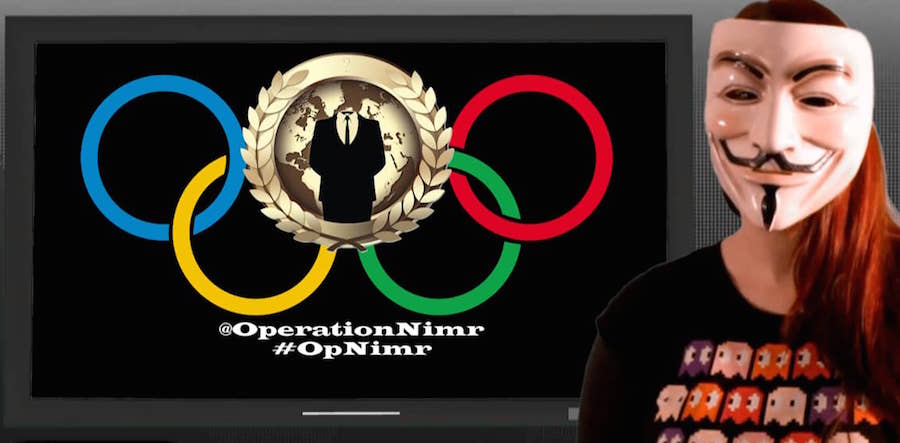 Anonymous say Saudi Arabia should be banned from participating in the Olympic Games