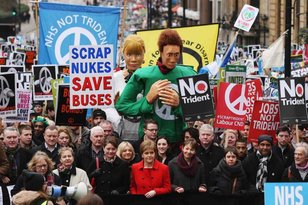 Tens Of Thousands Join UK's Largest Anti-Nuclear Demo In Decades
