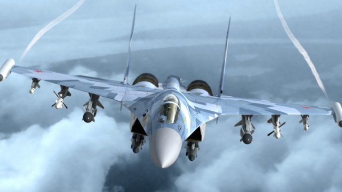 Russian Su-35 warplanes on 24 hour standby in Latakia