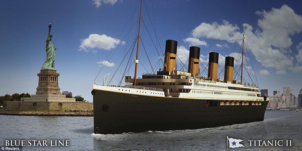 Titanic II - replica of doomed ship set to sail in 2018
