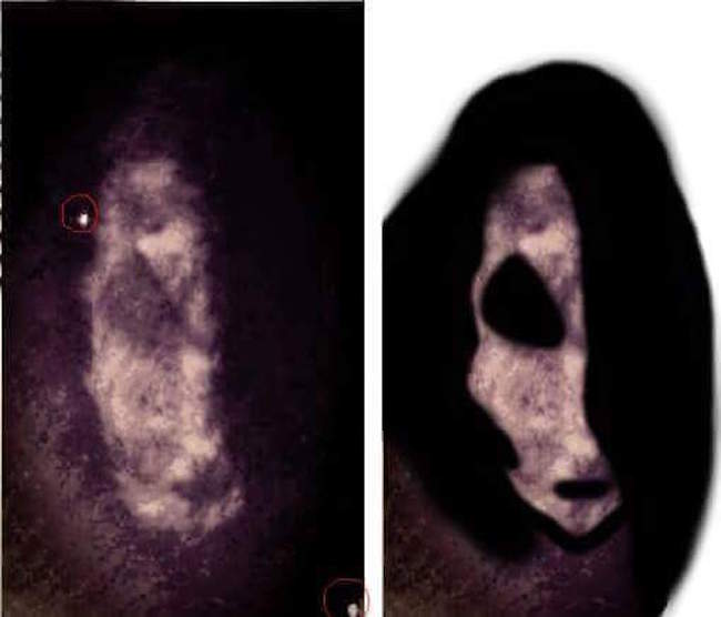 A satanic goat ghost has driven a British mother away from her beautiful family home in Kent