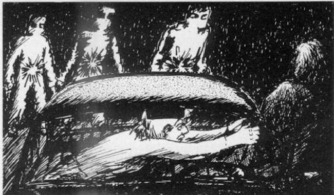 The mysterious 'tall beings' from Draguignan in France