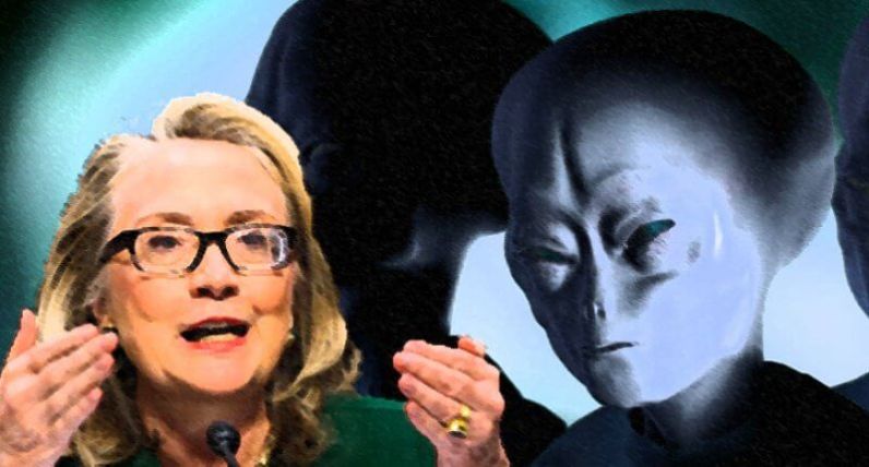 Stranded extraterrestrial says it needs help from Hillary Clinton