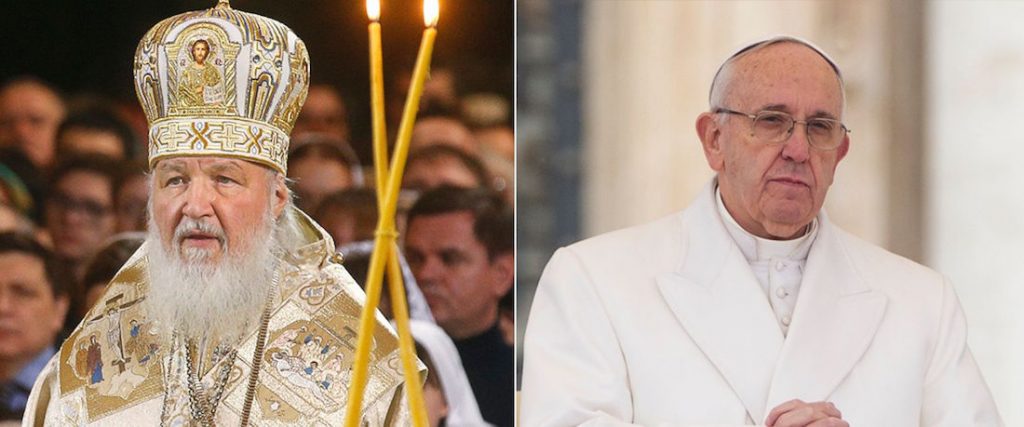 Pope Francis warns Russian patriarch that the end of the world is near