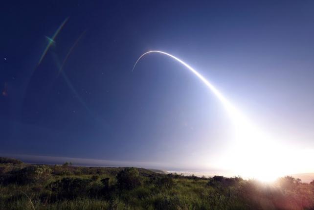 U.S. test fires nuclear ballistic missile as a warning to Russia