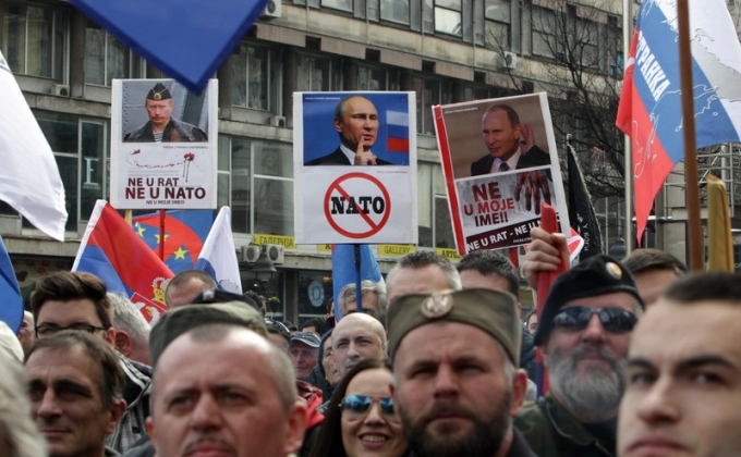 Serbia: Thousands Protest Against NATO Deal In Belgrade