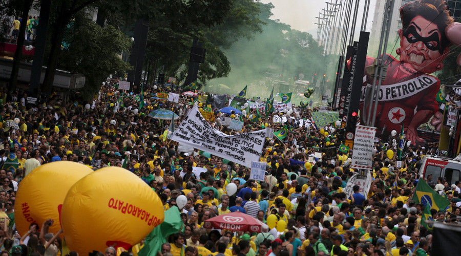 Three million Take Part In Brazil's Anti-Government Protest