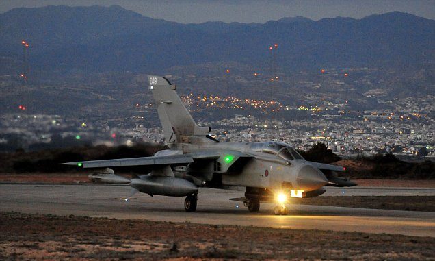 RAF Tornado Badly Damaged After Collision With Stray Dog