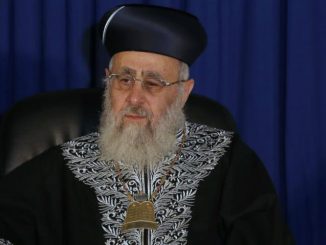 Chief Rabbi Says Non-Jews Should Not Be Allowed To Live In Israel