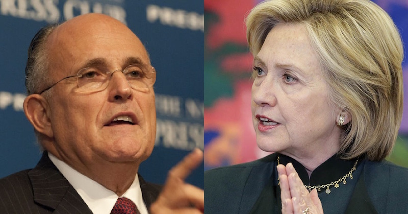 Rudy Giuliani says Hillary Clinton helped form ISIS