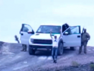 family taken by gunpoint at Area 51