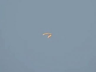 A UFO video has sparked controversy after being filmed over the skies of Medford, Massachusetts