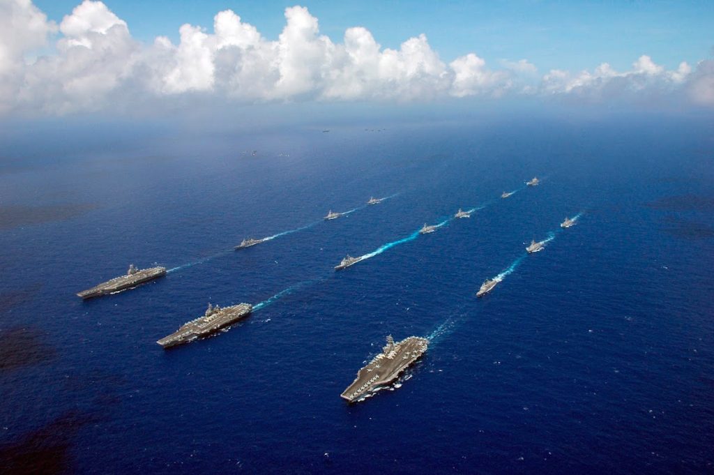 US deploy warships to South China islands