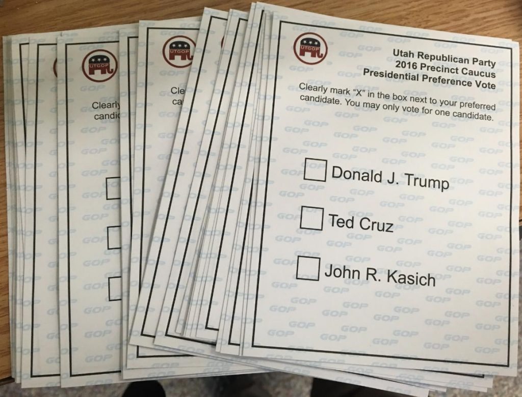 Utah Caucus insider says the votes are rigged