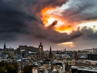 Fire-breathing dragon spotted in the skies over Scotland
