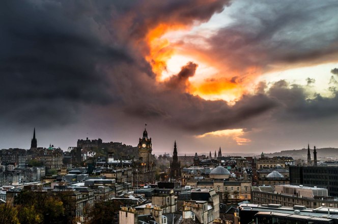 Fire-breathing dragon spotted in the skies over Scotland