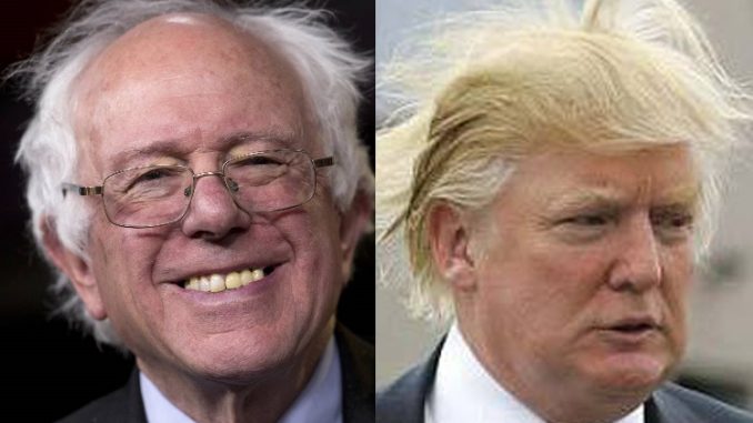 sanders, trump