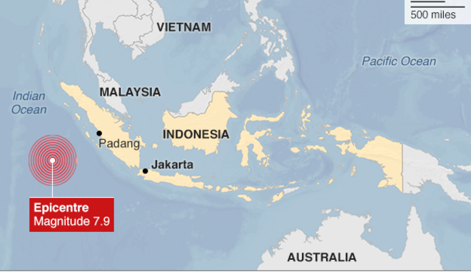 Indonesia: Powerful 7.9 Earthquake Strikes Off Sumatra