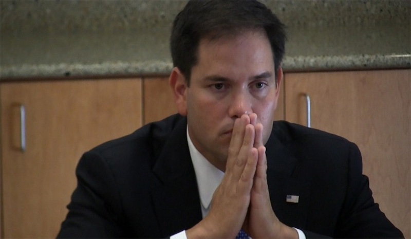 marco rubio quits