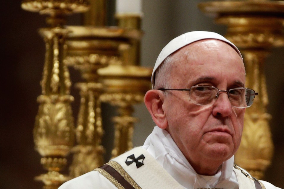 The Kremlin claim the Pope's secretary was the victim of a Freemason acid attack, ordered by Trump.