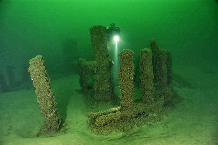 A Stonehenge structure has been discovered under Lake Michigan