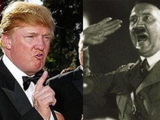 Donald Trump and Adolph Hitler