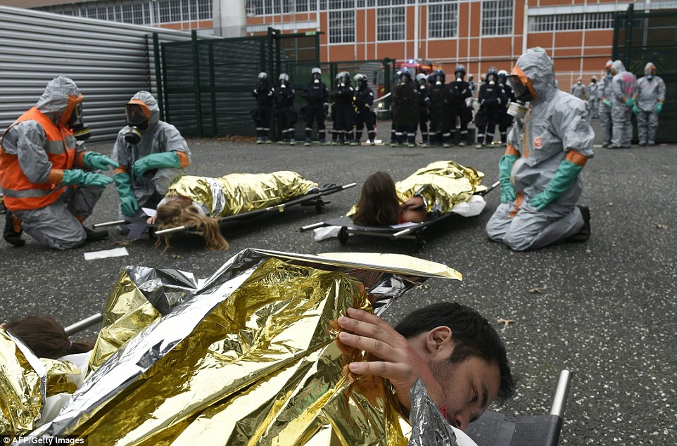 France stage crisis actor terror drills ahead of Euro 2016