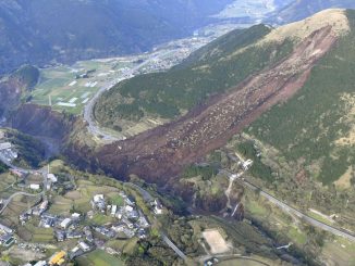Dozens of huge earthquakes strike Japan, leading to fears that southern island may split