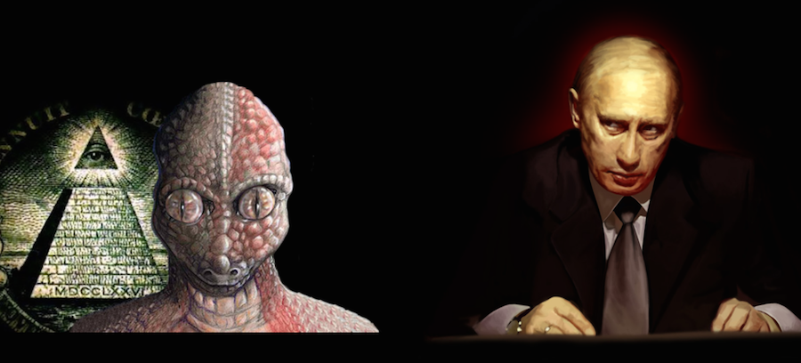Did Putin just out the world's political and financial elite as cold-blooded hybrid human reptilians? Did he really just go there?