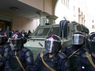US cops prepare for civil unrest and bulk up on riot gear