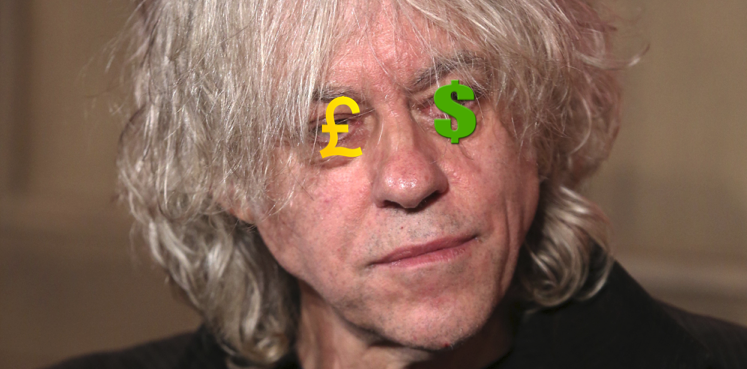 Hero For 'The People' Bob Geldof Wants 100K For Speech On Poverty