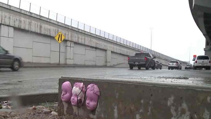 Eerie unexplained baby faces appear near Denver airport