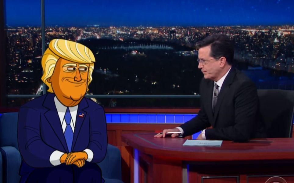 cartoon donald trump