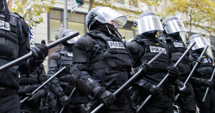 Cleveland police department spend $20 million dollars on riot gear