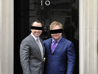 Lawyers for Elton John and husband David Furnish have launched an aggressive campaign to silence media outlets from naming the famous pair in an attempt to prevent details of their celebrity threesome scandal from going viral online.