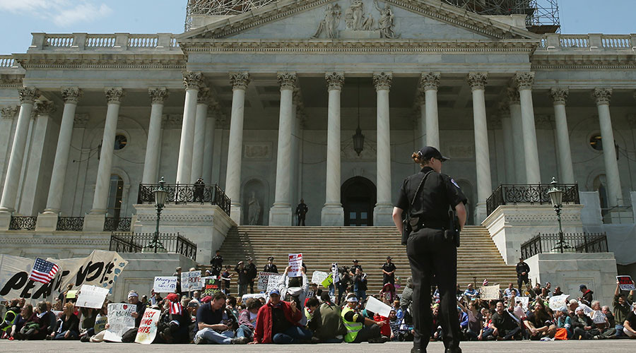 sit in at US capitol